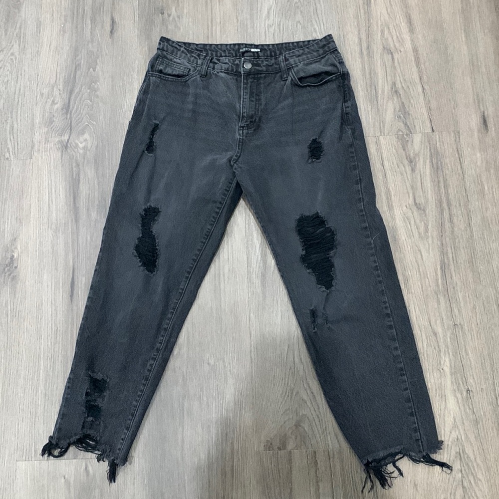 High Rise Cropped Jeans